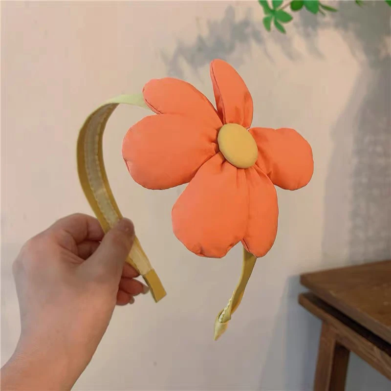 Fabric Sunflower Headband for Kids