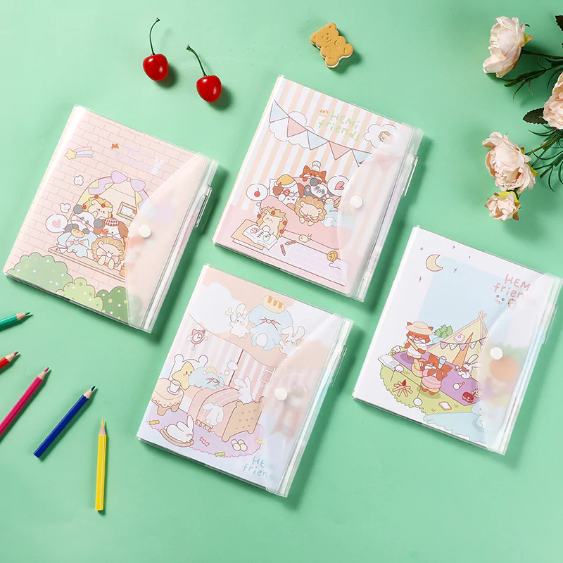 Color Pages Notebook&Pen Set - HEMI Friends Theme