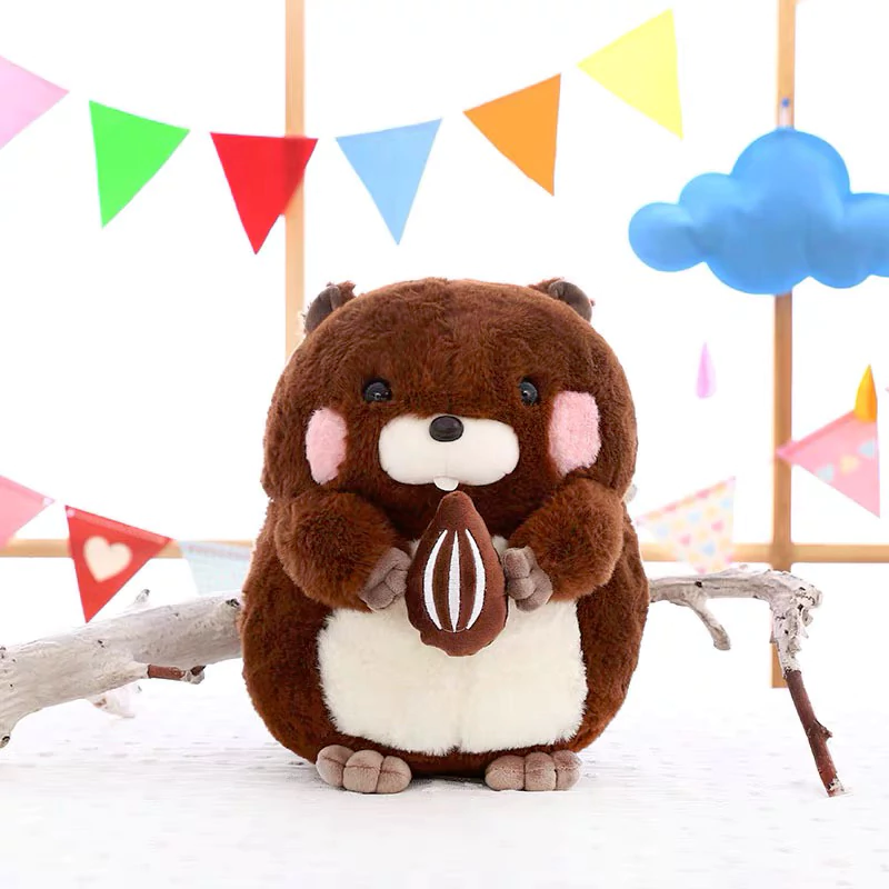 Groundhog Plush Toy 7.5 inches - Brown