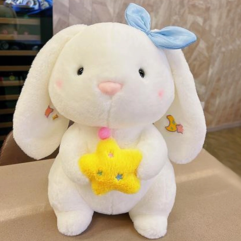 Star-Holding Rabbit Plush Toy 13.8 inches