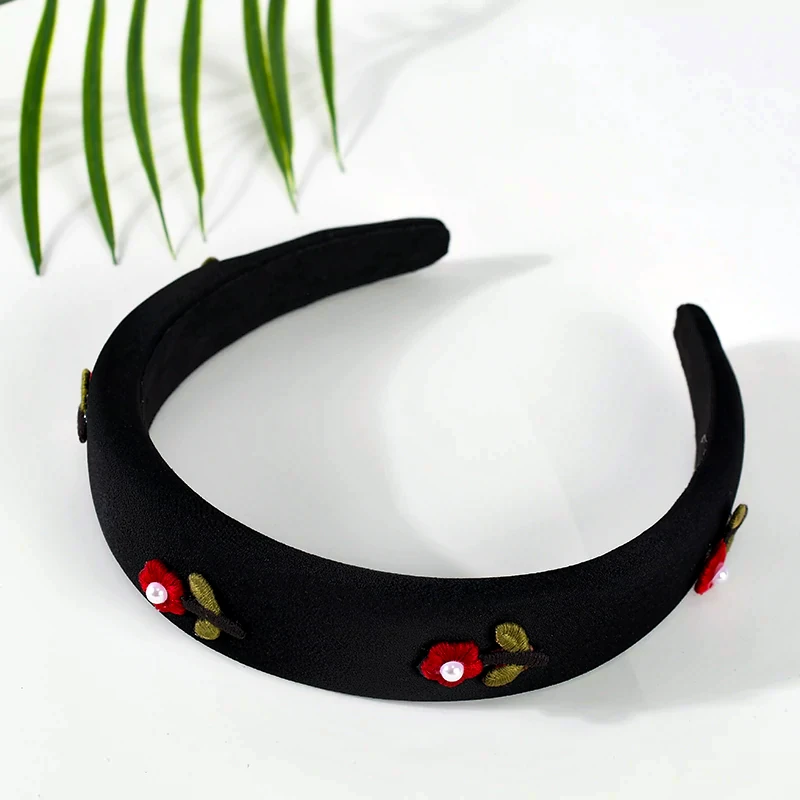 Vintage Rose Fabric Headband