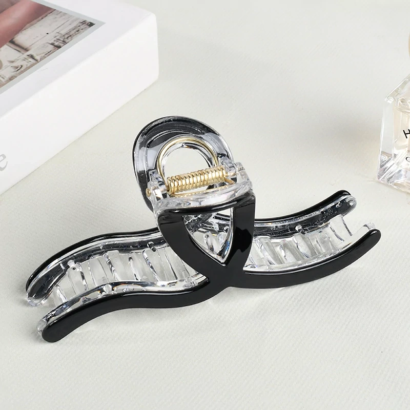 Simple Cross Claw Hair Clip