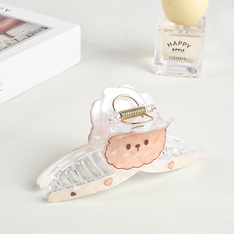 Bear Cross Claw Hair Clip