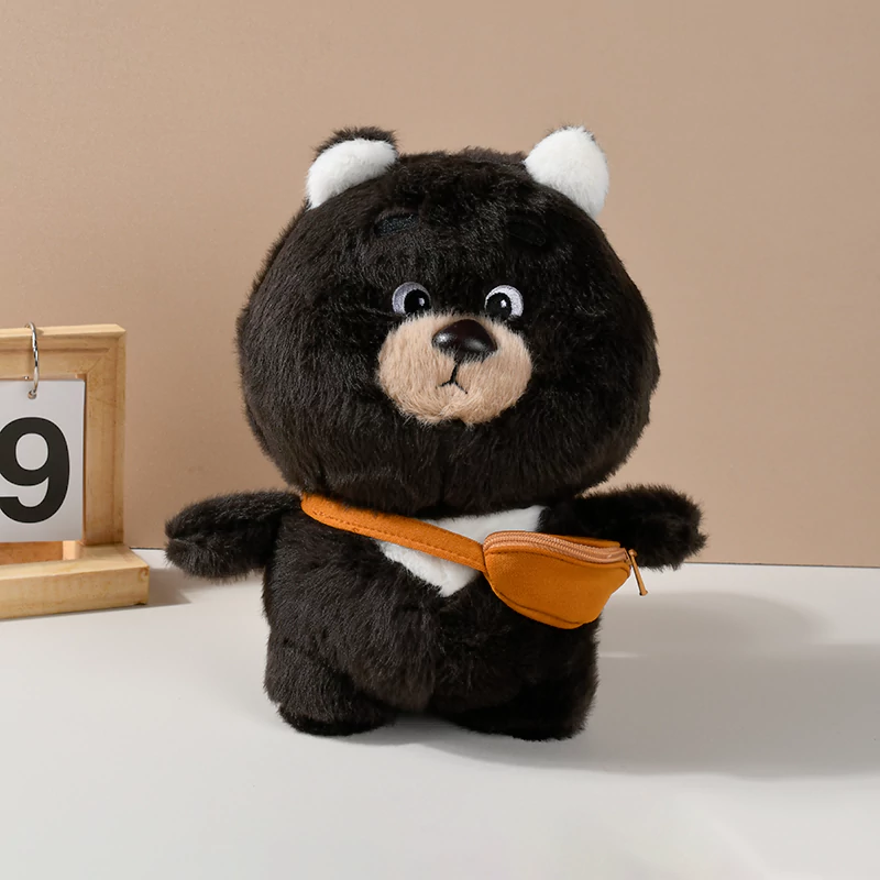 Bear with Bag Stuffed Toy 9.4Inch