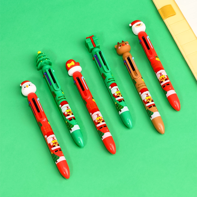 Christmas Cartoon Ballpoint Pens-Six Color