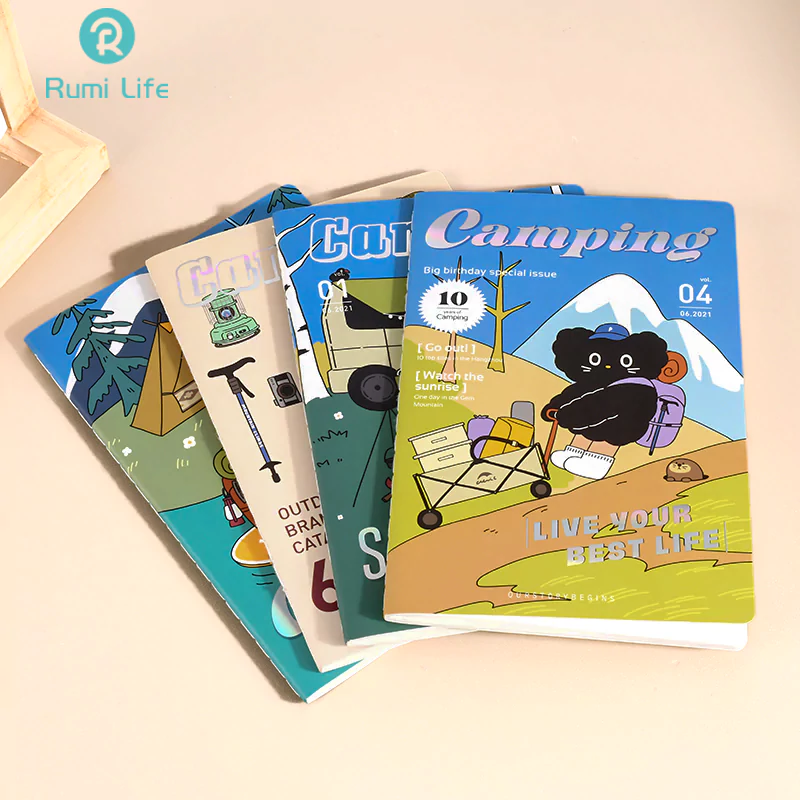 Camping Boy Notebook A5 Set